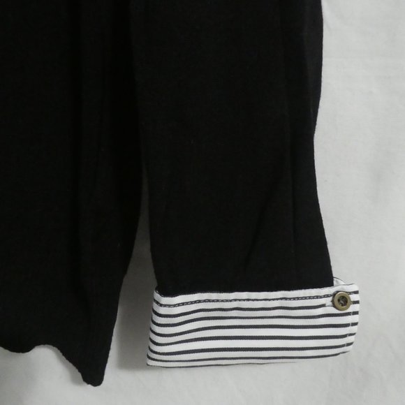 JOSEPH A. | medium | Pullover Sweater With Faux Striped Shirt | Rolled Cuffs - Picture 8 of 16